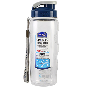 乐扣乐扣 塑料运动水杯 500ML