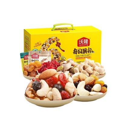 沃隆 每日坚果礼盒750g 礼盒装