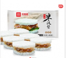 乐肴居 照烧鸡排米汉堡 150g*6个