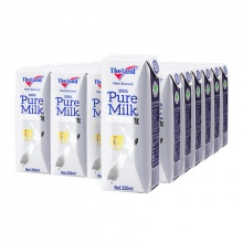 纽仕兰 4.0g乳蛋白全脂纯牛奶 250ml*24盒