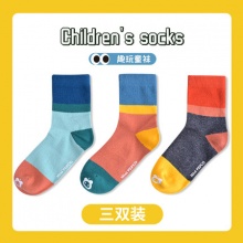 迷你小猪班纳 儿童中筒袜3双