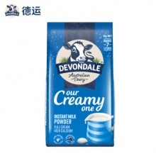 德运 高钙全脂成人奶粉 调制乳粉1kg