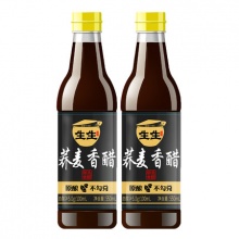 生生酱园      荞麦香醋550mL*2瓶
