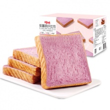 百草味紫薯蔬纤吐司500g
