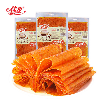 佳龙 辣条老式大辣片82g*3袋