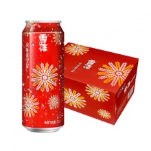 雪花啤酒 经典喜庆红罐8度500ML*12罐*2