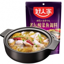 好人家 老坛酸菜鱼调料350g 