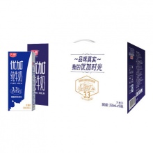 光明 优加纯牛奶250ml*16盒