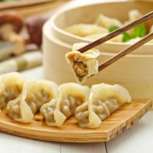 正大 水饺蒸饺 菌菇三鲜煎饺 460g 20只