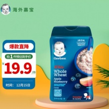  嘉宝  婴儿高铁营养米粉227g
