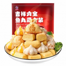 玖嘉久 吉祥六宝鱼糜制品火锅食材海鲜丸子