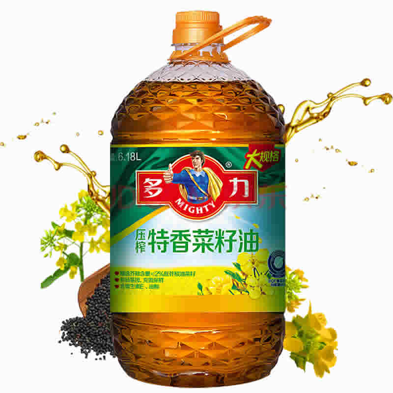 多力 压榨特香菜籽油 6.18L