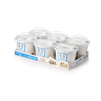 卡士 草莓果粒鲜酪乳 100g*6杯