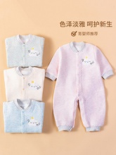 贝贝怡 婴幼儿加厚连体睡衣