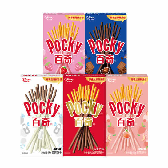 格力高 百醇涂层饼干棒5盒装