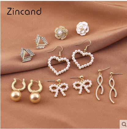 Zincand 原创925纯银耳环*3件