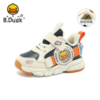 B.Duck小黄鸭 儿童加棉保暖棉鞋