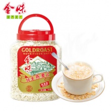 金味 纯麦片桶装1000g 