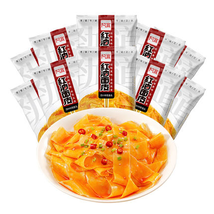 阿宽 红油面皮酸辣味105g*10袋