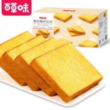 百草味 肉松乳酪吐司520g