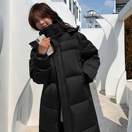 阔以 冬季男女中长款羽绒服