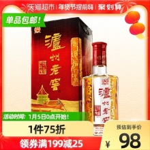 泸州老窖 六年陈头曲 52度 浓香型白酒 500ml