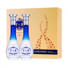 洋河 梦之蓝M1 52度 浓香型白酒 500ml*2瓶 礼盒装