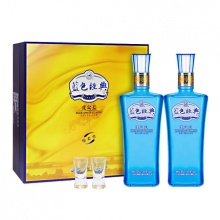 洋河 蓝色经典邃之蓝42度500mlx2礼盒