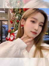 野女Wildlinggirl毛绒蝴蝶结耳环