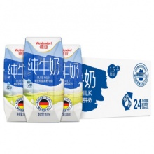 德亚 低脂纯牛奶200ml*24盒
