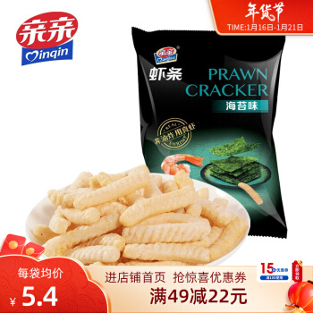 亲亲虾条80g
