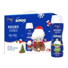 纯甄xDimoo联名款风味酸奶白桃石榴味230g×10瓶