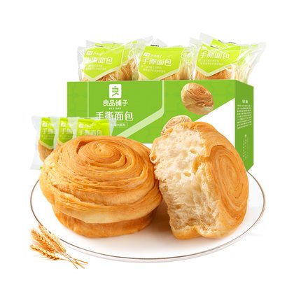 良品铺子手撕面包整箱1kg
