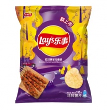 乐事 薯片孜然烤羊肉串味135克