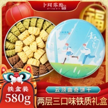 卜珂  零点网红冰淇淋曲奇饼干礼盒装580g