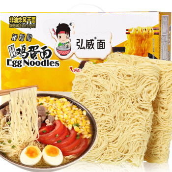  弘威  非油炸鸡蛋面1200g