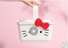 名创优品 手提篮零食收纳篮