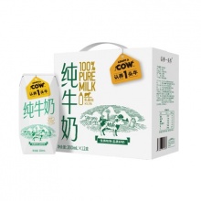 认养1头牛 全脂纯牛奶 200ml*12盒