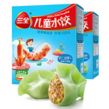 三全 儿童水饺 虾仁胡萝卜口味300g*2盒 