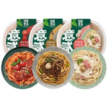 植爱生活 奶油培根/番茄肉酱/黑椒牛柳意面280g*3包