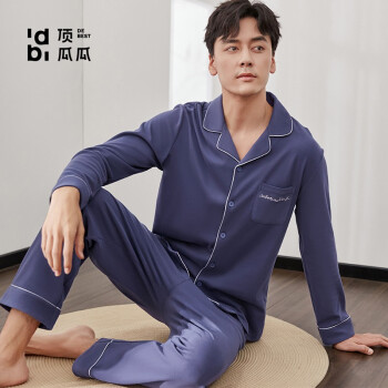 顶瓜瓜 男纯棉家居服套装
