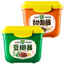 欣和 葱伴侣6月香豆瓣酱300g+甜面酱300g组合