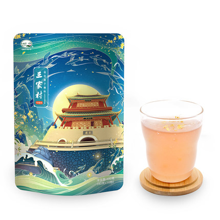 三家村 桂花莲子藕粉400g