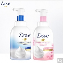 多芬 泡泡沐浴露深层保湿400ml+樱花甜香400ml