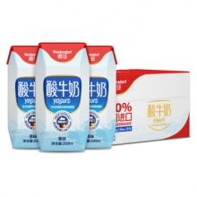 德亚 常温原味酸牛奶 200ml*12盒