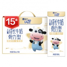 蒙牛 未来星 儿童成长牛奶（骨力型）190ml*15 