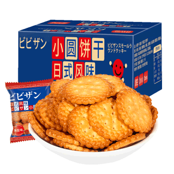 比比赞 日式小圆饼干1kg