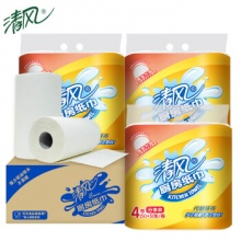 清风 厨房卷纸55张*12卷