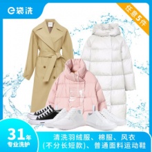 e袋洗 衣鞋5件任洗
