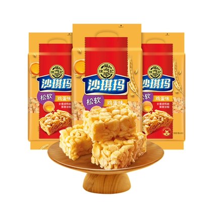 徐福记 鸡蛋沙琪玛525g*3袋